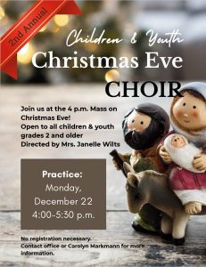 Read more about the article Children & Youth Christmas Eve Choir