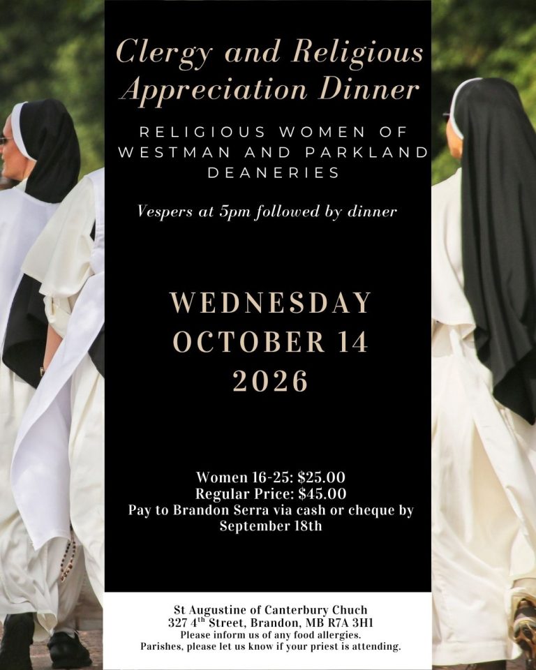 Clergy and Religious Appreciation Dinner